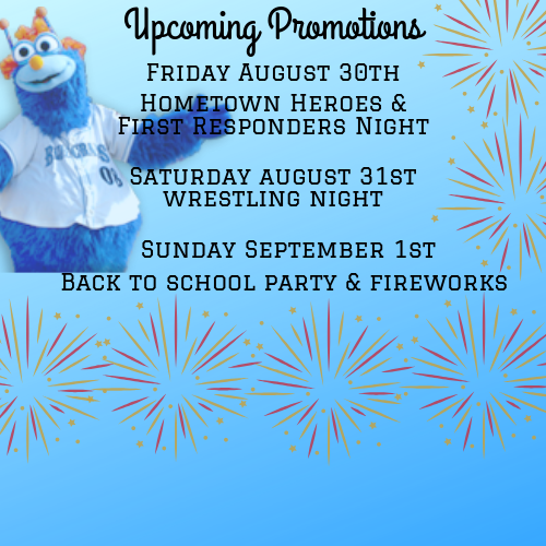 Blue Crabs Return Home on Friday August 30th