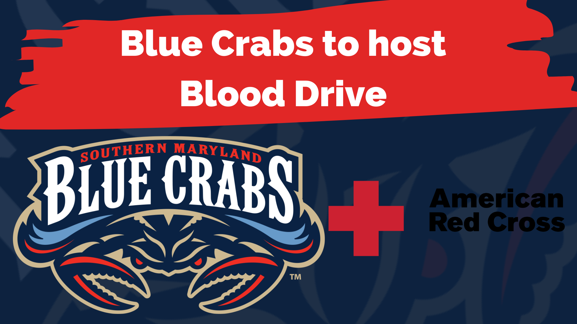Blue Crabs To Host Blood Drive With American Red Cross